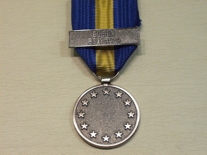 EU ESDP bar Eusec RD Congo HQ & Forces full size medal - Click Image to Close