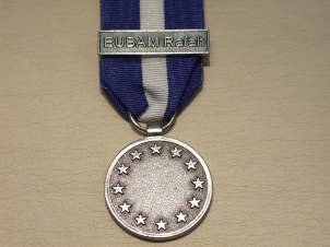 EU ESDP Eubam Rafah planning and support miniature medal - Click Image to Close