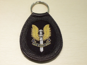 SAS leather key ring - Click Image to Close