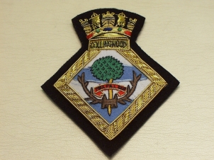HMS Collingwood blazer badge - Click Image to Close