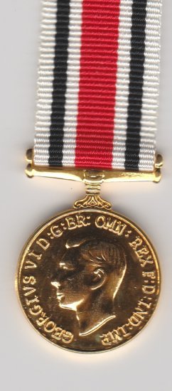 Special Constabulary Medal GVI miniature medal - Click Image to Close