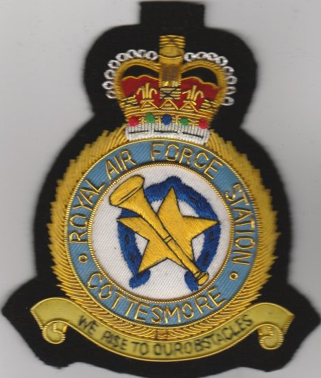 RAF Station Cottesmore blazer badge - Click Image to Close