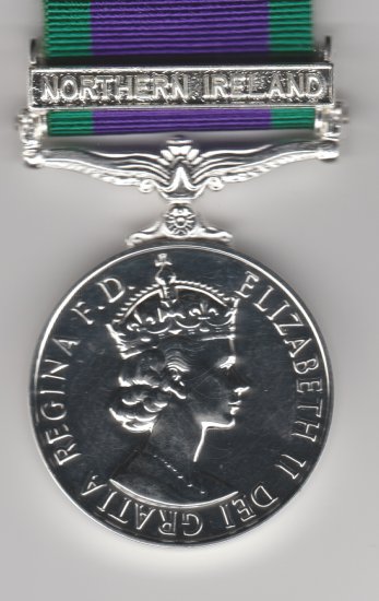 Northern Ireland full size copy medal - Click Image to Close