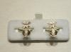 Irish Fusiliers enamelled cufflinks