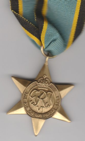 Air Crew Europe star full size copy medal (superior striking) - Click Image to Close