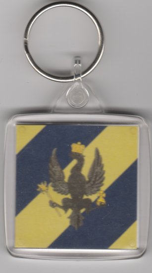 14th/20th Hussars plastic key ring - Click Image to Close