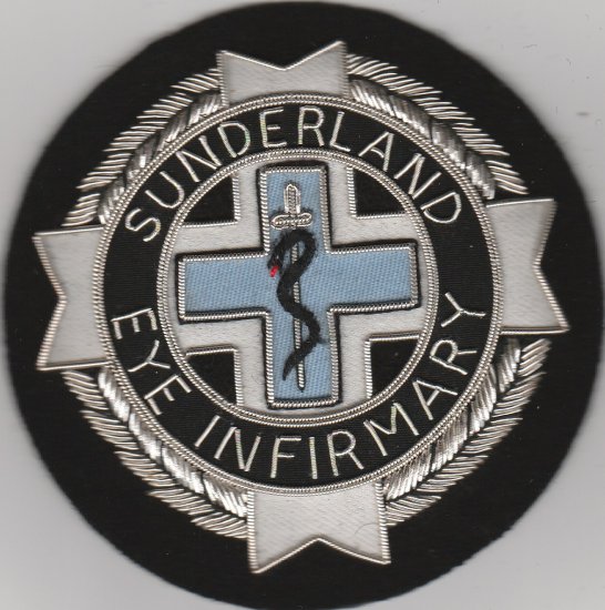 Sunderland Eye Infirmary blazer badge - Click Image to Close