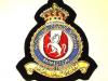 RAF Station Manston KC wire blazer badge