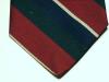 King's Shropshire Light Infantry polyester striped tie