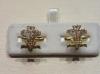 Royal Regiment of Wales enamelled cufflinks