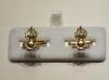 Royal Engineers Grenade enamelled cufflinks