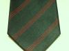 King's Royal Rifle Corps silk striped tie