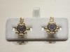 Royal Marines enamelled cufflinks