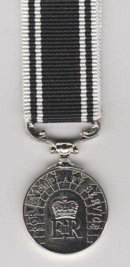 Prison Service Long Service full size copy medal - Click Image to Close