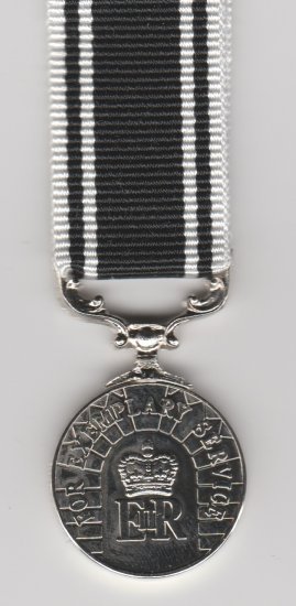 Prison Service Long Service full size copy medal - Click Image to Close