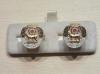 York and Lancaster Regiment enamelled cufflinks