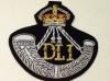Durham Light Infantry Kings Crown blazer badge