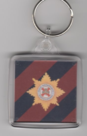 Irish Guards plastic key ring - Click Image to Close