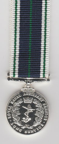 Royal Naval Auxiliary LSGC EIIR miniature medal - Click Image to Close