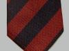 Household Cavalry non crease silk striped tie