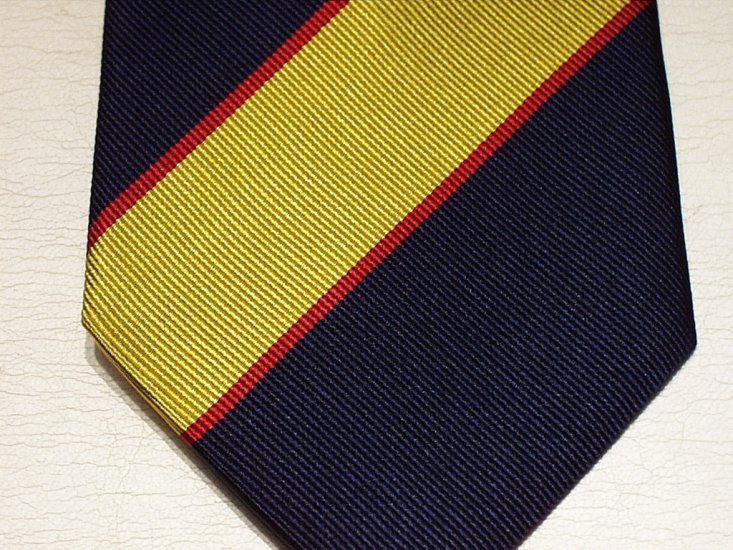 2nd Logistic Support Regiment silk stripe tie - Click Image to Close