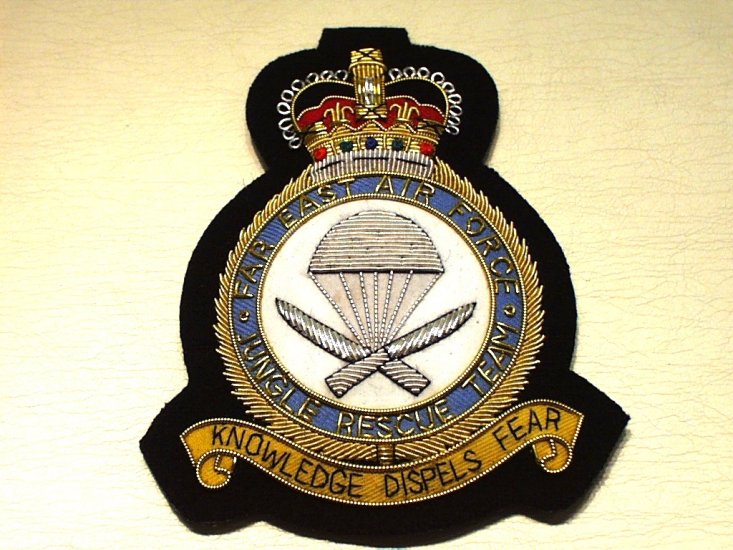 Far East Air Force Jungle rescue team blazer badge - Click Image to Close