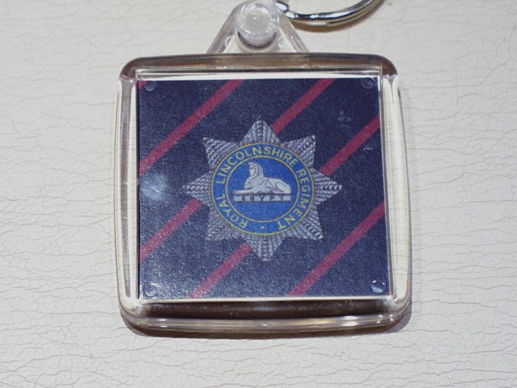 Royal Lincolnshire Regiment key ring - Click Image to Close