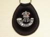 The Rifles leather key ring