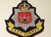 East Surrey Regiment Kings crown blazer badge