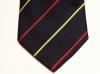 Royal Army Medical Corps (Narrow Stripes) polyester striped tie