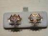 9th/12th Lancers enamelled cufflinks