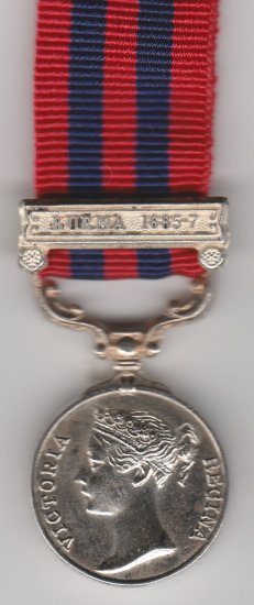 Indian General Service bar Burma 1885-87 miniature medal - Click Image to Close