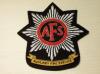 Auxiliary Fire Service with title blazer badge