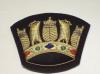 Royal Navy Coronet (Large) blazer badge 150B