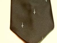 3 & 41 Commando (Gold Dagger Motif) polyester crested tie
