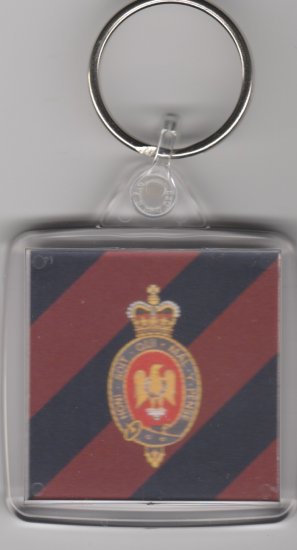 Blues and Royals plastic key ring - Click Image to Close