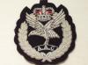 Army Air Corps (All Silver) blazer badge