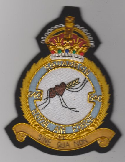 540 Squadron Royal Air Force King's Crown wire blazer badge - Click Image to Close