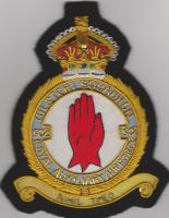 443 RCAF Squadron KC wire blazer badge