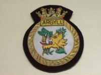 HMS Argyll blazer badge