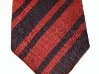 Royal Engineers non crease silk stripe tie