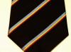 3rd The King's Own Hussars (New Pattern) silk stripe tie