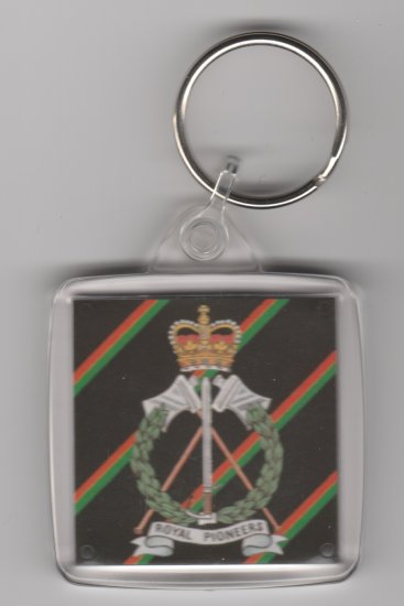 Pioneer Corps (new) plastic key ring - Click Image to Close