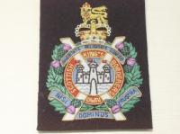 King's Own Scottish Borderers Queens Crown blazer badge