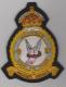 525 Squadron Royal Air Force King's Crown wire blazer badge
