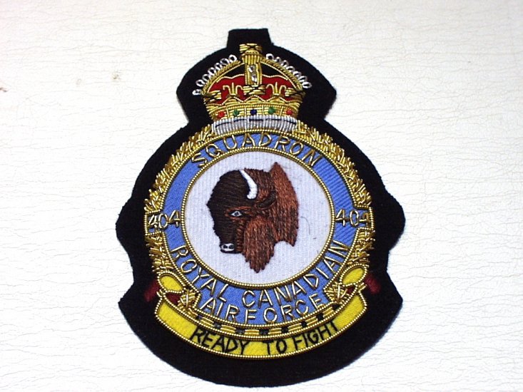 404 Squadron RCAF KC blazer badge - Click Image to Close