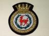 HMS Agincourt blazer badge