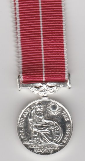 British Empire Medal (Mily) EIIR miniature medal - Click Image to Close