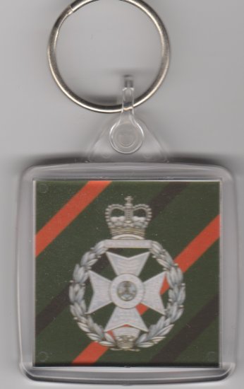 Royal Green Jackets key ring - Click Image to Close