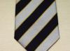 Queen's Regiment silk striped tie